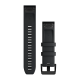 Silikonowy pasek QuickFit Fenix 5/6 Approach S60 Czarny 22mm