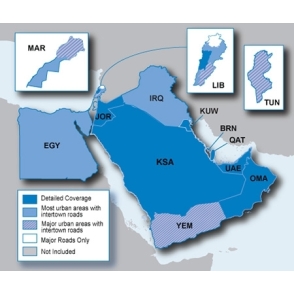 Mapa City Navigator Middle East & Northern Africa NT na karcie microSD 2