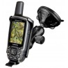 UCHWYT MONTOWANY DO SZYBY DO GARMIN GPSMAP 62/64 [RAP-B-166-2-GA41]