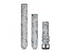 Pasek silikonowy mglisty moro do Instinct 2s 20 mm