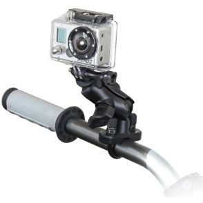 UCHWYT DO KAMER VIRB X/XE, GOPRO MONTOWANY DO RAMY KIEROWNICY Z 1 CALOWĄ GŁOWICĄ OBROTOWĄ [RAM-B-149Z-A-GOP1U] 2