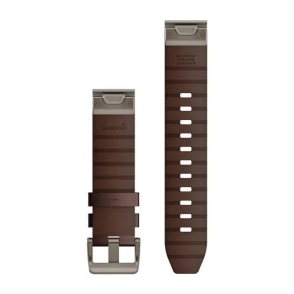 Skórzany pasek QuickFit Fenix 7 Brązowa Oxfordzka skóra 22mm 2