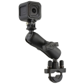 UCHWYT DO KAMER VIRB X/XE, GOPRO MONTOWANY DO RAMY KIEROWNICY Z 1 CALOWĄ GŁOWICĄ OBROTOWĄ [RAM-B-149Z-GOP1U] 2