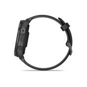 Forerunner 965 Czarny z szarą tytanową ramką DLC