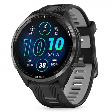 Garmin FR 965 Czarny z szarą tytanową ramką + PL TOPO