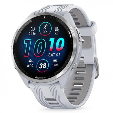 Forerunner 965 Biały z tytanową ramką