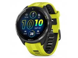 Forerunner 965 Czarny z szarą tytanową ramką DLC