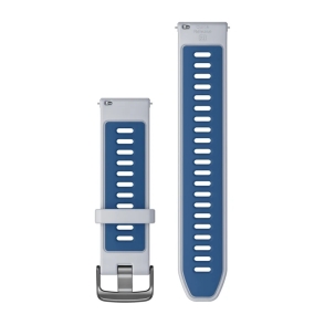 Pasek do Forerunner 265 (22mm) Mleczny kwarc/jasnoszary ze srebrnym zapięciem 2