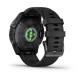 Fenix 7 Pro Sapphire Solar Carbon Gray DLC Titanium z czarnym paskiem