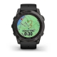 Fenix 7X Pro Sapphire Solar Carbon Gray DLC Titanium z czarnym paskiem z PL TOPO 2022.3