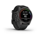 Fenix 7S Pro Sapphire Solar Carbon Gray DLC Titanium z czarnym paskiem