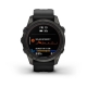 Fenix 7S Pro Sapphire Solar Carbon Gray DLC Titanium z czarnym paskiem z PL TOPO 2022.3