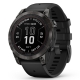 Fenix 7 Pro Sapphire Solar Carbon Gray DLC Titanium z czarnym paskiem