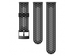 Suunto 24mm Athletic 1 Silicone Strap Black Black, rozmiar S+M