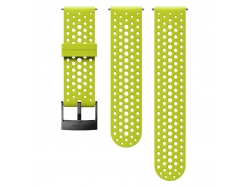 Suunto 24mm Athletic 1 Silicone Strap Lime Black, rozmiar S+M