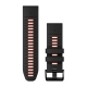 Silikonowy pasek QuickFit Fenix 7X Pro Czarny / czerwony 26mm