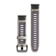 Silikonowy pasek QuickFit Fenix 7s Pro Jasny piaskowy / orchideowy 20mm