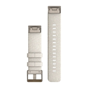 Nylonowy pasek QuickFit Fenix 7s Pro Kremowy z jasnozłotym zapięciem 20mm 2