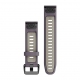 Silikonowy pasek QuickFit Fenix 7s Pro orchideowy / jasny piaskowy 20mm