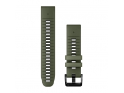 Silikonowy pasek QuickFit Fenix 7 Pro ciemnozielony / grafitowy 22mm