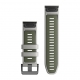 Silikonowy pasek QuickFit Fenix 7X Pro mglisty szary / mchowy 26mm