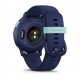 Vivoactive 5 Metaliczny aluminiowy bezel w kolorze Navy z kopertą w kolorze Navy i silikonowym paskiem