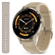 Venu 3S Soft gold ze sk&oacute;rzanym paskiem w kolorze French Gray