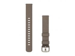Pasek Lily 2 (14 mm) Nylonowy w kolorze Coffee, zapięcie cream gold