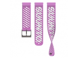 Pasek silikonowy Orchid Purple Athletic 5 do Suunto S/M 22 mm