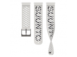 Pasek silikonowy Pearl White Athletic 5 do Suunto S/M 22 mm