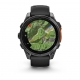Fenix 8 47 mm Slate grey z czarnym silikonowym paskiem z PL TOPO 2024.2