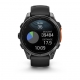 Fenix 8 47 mm Slate grey z czarnym silikonowym paskiem z PL TOPO 2024.2