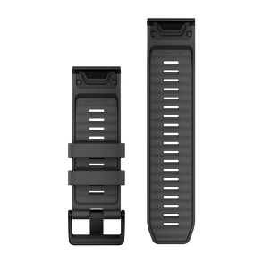 Pasek silikonowy grafitowy QuickFit 26 mm do Fenix 6x/Fenix 7x/7x PRO/Fenix 8 51 mm 2