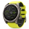Fenix 8 51 mm Solar Sapphire Titanium z żółto-grafitowym paskiem