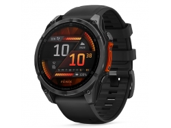 Fenix 8 47 mm AMOLED Slate Grey z czarnym paskiem