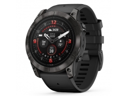 Epix Pro Gen 2 51 mm Sapphire Szary tytanowy z powłoką węglową (DLC) i z czarnym paskiem