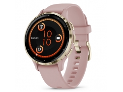 Venu 3S Soft Gold z paskiem w kolorze Dust Rose