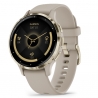 Venu 3s Soft Gold z paskiem w kolorze French Gray