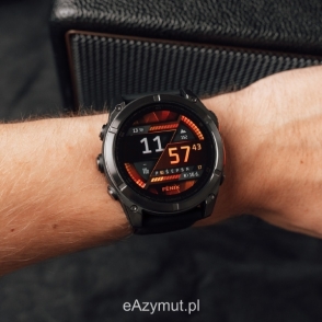 Fenix 8 51 mm AMOLED Slate gray z czarnym paskiem 2