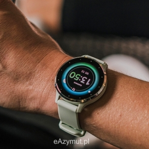 Venu 3S Srebrny bezel ze stali nierdzewnej z kopertą w kolorze sage grey i silikonowym paskiem 2