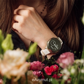 Lily 2 Active Lunar Gold z paskiem silikonowym w kolorze Bone 2