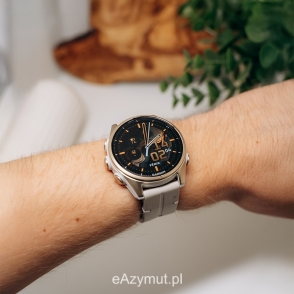 Fenix 8 43 mm AMOLED Sapphire Soft gold ze skórzanym paskiem 2