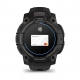 Instinct 3 – 45 mm, AMOLED Czarny z czarnym paskiem
