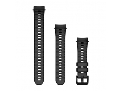 Pasek silikonowy w kolorze czarnym 20 mm do Instinct E (40 mm)