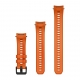 Pasek silikonowy w kolorze ember orange 20 mm do Instinct E (40 mm)