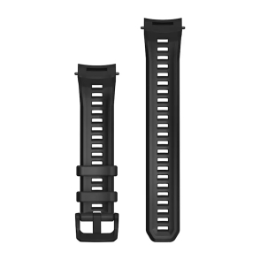 Pasek silikonowy w kolorze czarnym 22 mm do Instinct E (45 mm) 2