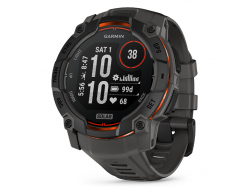 Instinct 3 50 mm Solar Czarny z paskiem w kolorze Charcoal