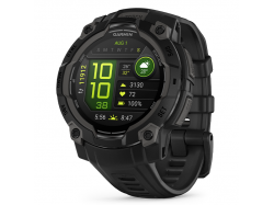 Instinct 3 45 mm AMOLED Czarny z czarnym paskiem