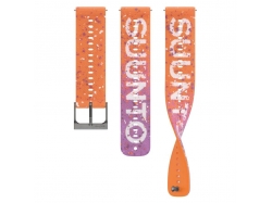 Pasek silikonowy Pomarańczowy Athletic 6 do zegarka Suunto S+M 22 mm