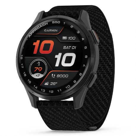Approach S50 Slate z czarnym nylonowym paskiem ComfortFit